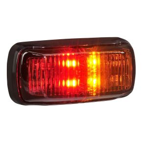 NARVA 933V RED/AMBER LED SIDE MARKER LIGHT WITH 2.5M CABLE