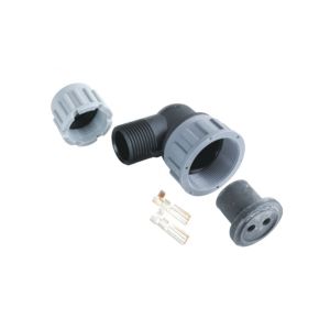 Quikcrimp 2 Pin 90 Degree Solenoid/Switch Connector (Nc12A - M24)