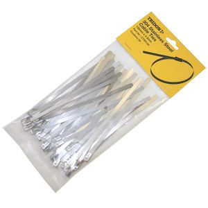 Tridon 300mm X 8mm Stainless Steel Cable Tie (Pack Of 50)