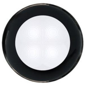 Hella 12V Slimline Round White LED Courtesy Light (75 X 20.6mm Round)