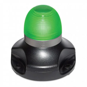 Hella 9-33V Green LED Multi-Flash 360 Degree Signal Light With Clear Lens 