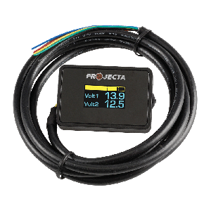 Projecta 12-24V Dual Battery Voltmeter  