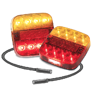 LED 12V Combination Tailight (107 X 107 X 23mm)  
