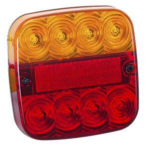 LED 12V Combination Tailight (107 X 107 X 23mm)  