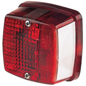Hella Combination Tailight With Number Plate Light (84 X 84 X 51mm)