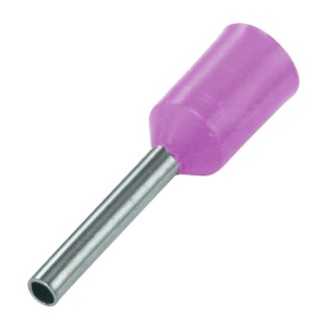 Quikcrimp Pink 8mm Bootlace Terminal To Suit 0.25/ 0.34mm² Cable (Pack Of 500) 
