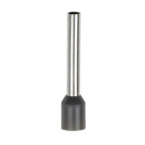 Quikcrimp Grey 18mm Bootlace Terminal To Suit 2.5mm² Cable (Pack Of 100) 