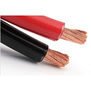 25mm² Fig 8 Red/Black Welding Cable With Clear Outer (50m Roll)
