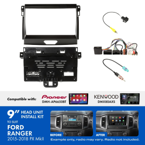 AERPRO 9" INSTALLATION KIT TO SUIT FORD RANGER