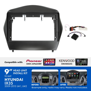 AERPRO 9" INSTALLATION KIT TO SUIT HYUNDAI IX35