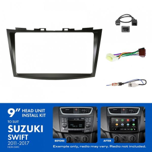 AERPRO 9" INSTALLATION KIT TO SUIT SUZUKI SWIFT 2011-2017