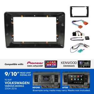 AERPRO 9-10" INSTALLATION KIT TO SUIT VOLKSWAGEN