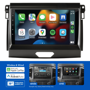 AERPRO 9" MULTIMEDIA RECEIVER TO SUIT FORD RANGER / EVEREST