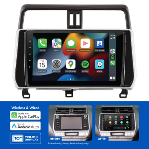 10" MULTIMEDIA RECEIVER TO SUIT TOYOTA PRADO GXL (2017 - 2020)