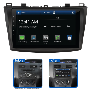 AERPRO 9" MULTIMEDIA RECEIVER TO SUIT 2009-2013 MAZDA 3