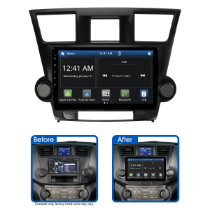 AERPRO 10" MULTIMEDIA RECEIVER TO SUIT 2007-2013 TOYOTA KLUGER GRANDE