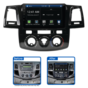 AERPRO 9" MULTIMEDIA RECEIVER TO SUIT TOYOTA HILUX