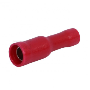 Aerpro 4Mm Red Female Bullet Crimp Terminal (Pack of 100)