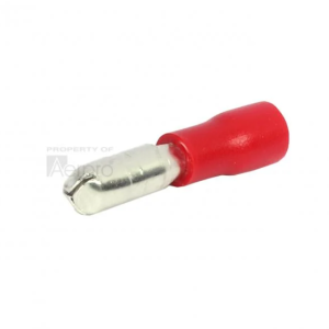 Aerpro 4Mm Red Male Bullet Crimp Terminal (Pack Of 100)