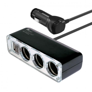 Aerpro Triple Accessory Socket With USB Power Adaptor 