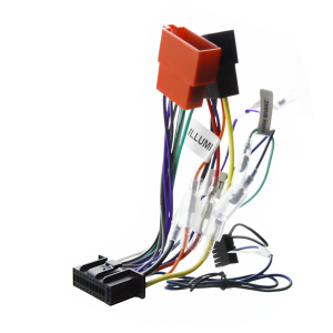 AERPRO SECONDARY ISO HARNESS & SWC PATCH LEAD TO SUIT JVC HEAD UNITS
