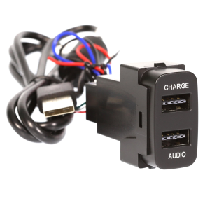 Aerpro Dual USB Switch Insert To Suit Mitsubishi  
