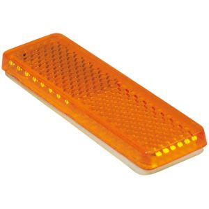 Ark 85mm X 22mm Amber Self Adhesive Reflector (Blister Pack Of 2) 