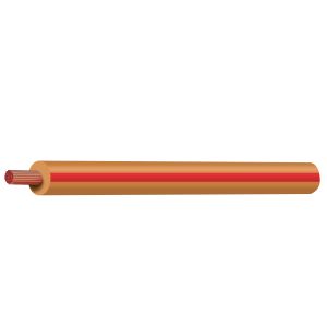 AUSTECH 3mm RED/BROWN SINGLE CORE TRACE CABLE (100M ROLL)