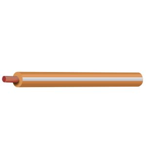 2.5mm 9/0.30 Brown/White Single Core Trace Cable (100m Roll) 