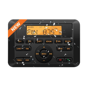 AXIS 12-24V WATER/DUSTPROOF AM/FM RECEIVER WITH BLUETOOTH