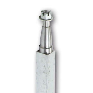Ark 2260mm X 40mm Galvanised Square Straight Beam Axle 