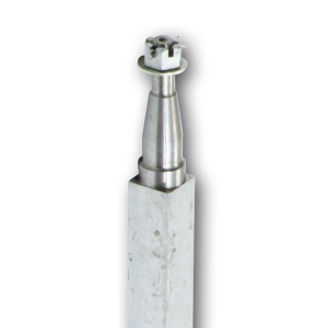Ark 85" X 45mm Square Galvanised Axle  