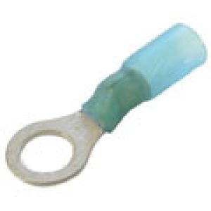 Bellanco Blue 4mm Eye Adhesive Lined Heatshrink Crimp Terminal (Pack Of 50)