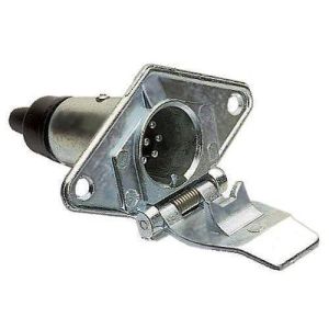 Britax 7 Pin Small Metal Trailer Socket  