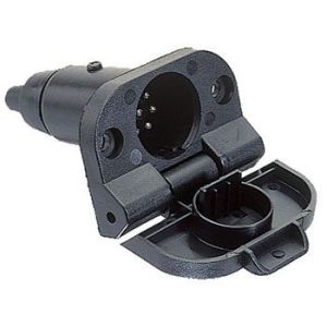 Britax 7 Pin Small Plastic Trailer Socket (Blister Pack Of 1) 
