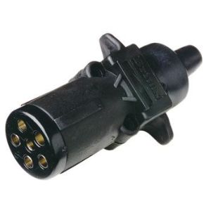 Britax 6 Pin Small Plastic Trailer Plug (Blister Pack Of 1)