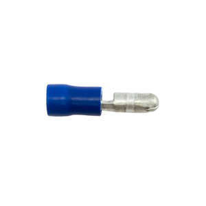 Bellanco Blue 4mm Bullet Crimp Terminal (Pack Of 100) 
