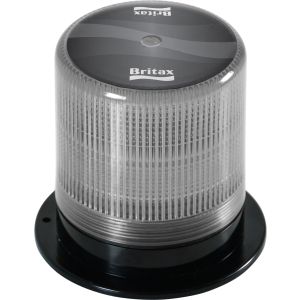 Britax Cyclone Nova 10-30V Amber LED Beacon With 4 Selectable Flash Patterns, Clear Lens & Magnetic Base