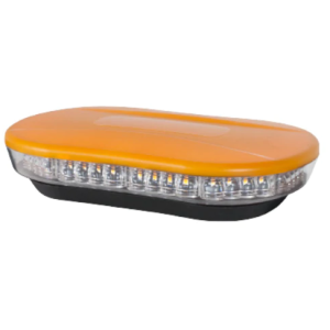 Britax 12-24V Single Bolt Mountamber LED Micro Bar With Clear Lens & Amber Top (251 X 170 X 56mm) 