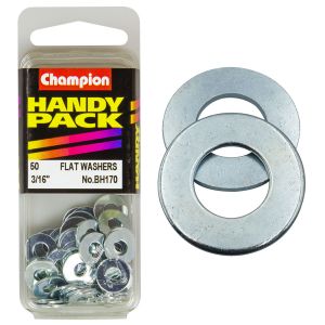 Champion 3/16" X 7/16" Flat Washer (Pack Of 50)  