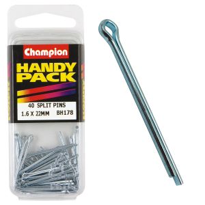 Champion 22mm X 1.6mm Split Pin (Pack Of 40)  