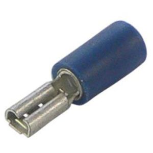 Bellanco Blue 3mm Fully Insulated Female Blade Crimp Terminal (Pack Of 100)