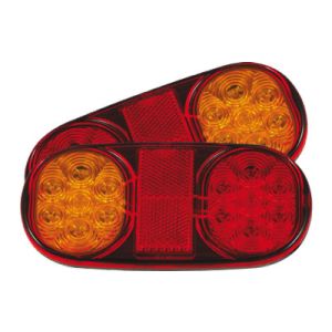 Roadvision 12V LED Submersible Combination Tailight (Blister Pack Of 2)