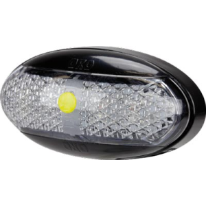 ROADVISION 10-30V AMBER INDICATOR LIGHT WITH CLEAR LENS & 2.5M CABLE