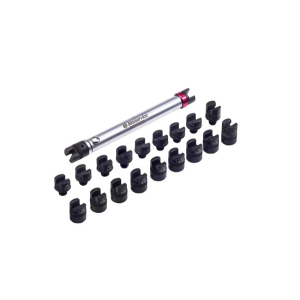 BS SPOKE TORQUE WRENCH SET STEEL (18 PIECE)