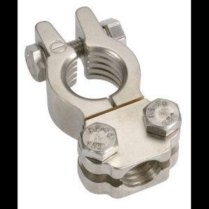 Projecta Satin Forged Positive Saddle Style Battery Terminal (Box Of 10) 