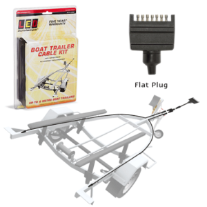 LED 6m Boat Trailer Harness Kit With Small Round Plug 