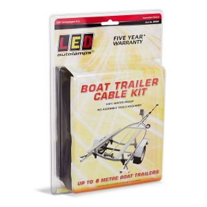 LED 8m Boat Trailer Harness Kit With Flat Plug  