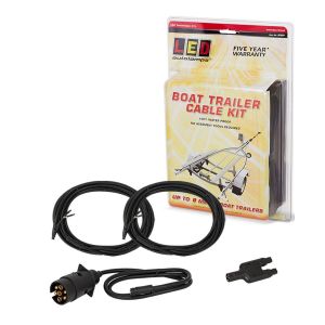 LED 8m Boat Trailer Harness Kit With Large Round Plug 