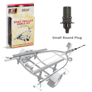 LED 8m Boat Trailer Harness Kit With Small Round Trailer Plug 